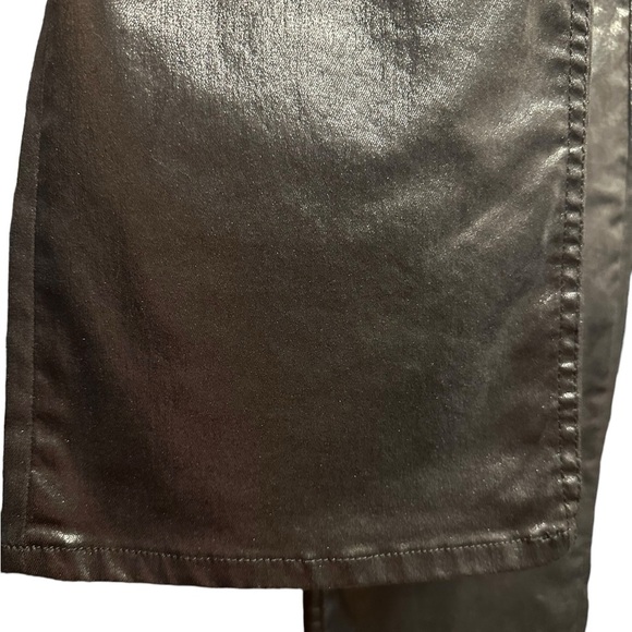 Rag & bone coated black Casey high rise ankle flare jeans size 31 - Picture 7 of 14